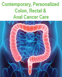 Contemporary, Personalized Colon, Rectal and Anal Cancer Care Banner