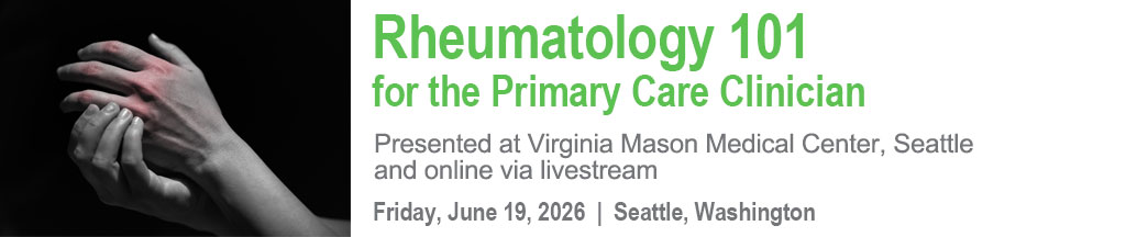 Rheumatology 101 for the Primary Care Clinician Banner